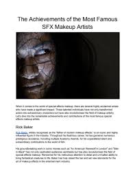 easy special effects makeup looks to