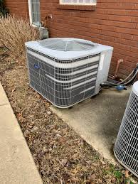 hvac unit is frozen in winter