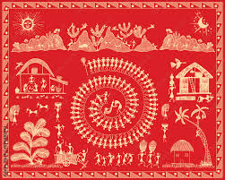 tamatina warli art painting celebration