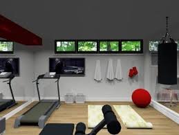 great gym for a smaller basement gym