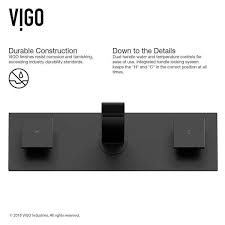 Vigo Titus Two Handle Wall Mount