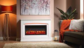 Danby Glass Fronted Electric Fire Suite