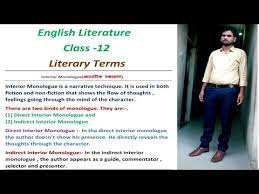 interior monologue literary terms for