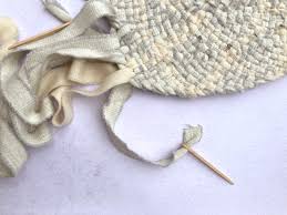 making a braid in rag rug