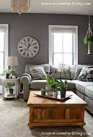 country style living room decor