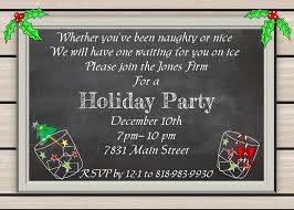 Office Holiday And Christmas Party Invitations