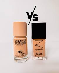 nars vs make up forever foundation