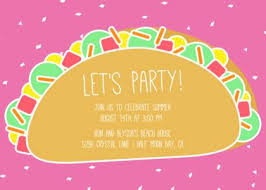 Taco Party Invitation By Pennie Post