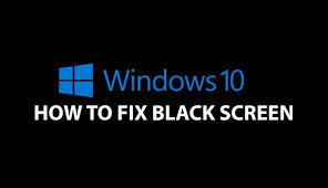 why black screen appears and how to