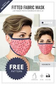 7 easy and free patterns for sewing face masks. Fitted Face Mask Free Pdf Sewing Pattern Diby Club