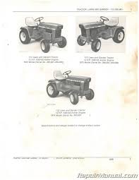 garden tractor parts manual