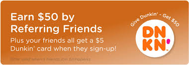 Get a custom, standard or emailed gift card, purchase on the app or buy in bulk! Expired Bitmo Refer Friends Who Get 5 Dunkin Donuts Gift Card You Get Any 50 Gift Card After 5 Referrals Gc Galore
