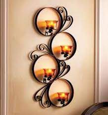 36 Inches Wall Circle Candle Holder