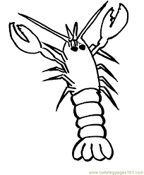 Lobster coloring page to download and print. Lobster001 13 Coloring Page For Kids Free Lobster Printable Coloring Pages Online For Kids Coloringpages101 Com Coloring Pages For Kids
