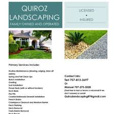 Quiroz Landscaping Chesapeake