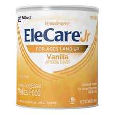 Abbott Elecare Jr Vanilla Amino Acid Based Medical Food