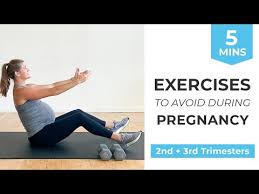 5 exercises to avoid during pregnancy