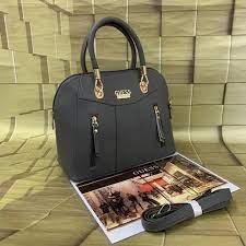 pu leather plain guess handbags