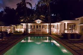 Pool Patio Lighting Miami Landscape Lighting Led Installations