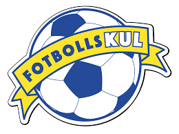 Fotboll logo design template, identitet för fotbollemblemlag. Fotbollskul