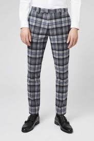Twisted Tailor Hoffman Check Suit Trousers