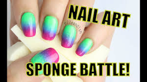 nail art sponge battle latex vs non