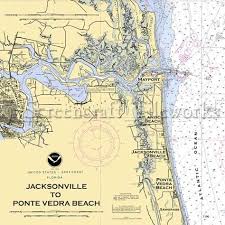 Florida Jacksonville To Ponte Vedra Beach Nautical Chart
