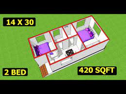 30 House Plan Ii 420 Sqft Home Design