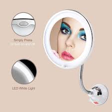 10x magnifying suction mirror