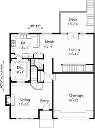 House Plans 2 Story House Plans 40 X