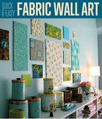 Fabric Wall Art Diy Projects Craft