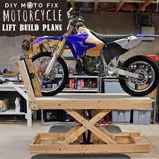 diy motorcycle lift diy moto fix