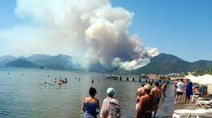 Marmaris'te peş peşe orman yangınları - Son Dakika Haberleri