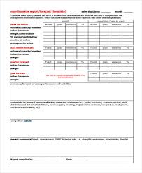 Free 17 Sample Sales Report Forms Pdf