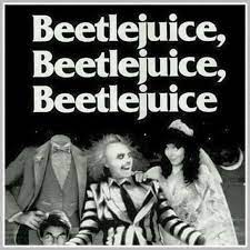 The first beetlejuice mention came in the community season 1 episode communication studies. the episode focused on annie's lost purple pen, which was presumed to have been stolen by a member of the study group. Say It 3 Times Beetlejuice Movies Good Movies