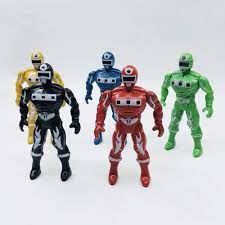 Bộ 12 đồ chơi mô hình siêu nhân Robot mini bằng nhựa cho bé trai (Cao 8 cm)  khớp tay cử động lên xuống - Màu ngẫu nhiên | Vacimall