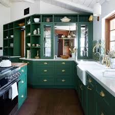 green kitchens are having a moment