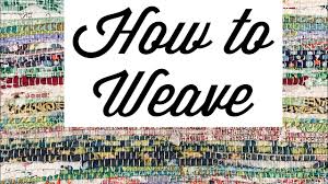 rag weaving rigid heddle loom learn