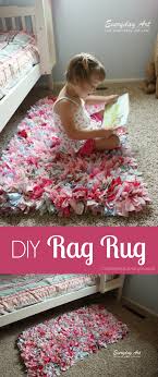 how to make a rag rug tutorial
