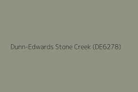 Dunn Edwards Stone Creek De6278 Color