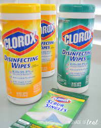 keeping kids toys clean with clorox wipes