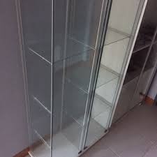 Detolf Glass Door Cabinet White