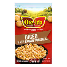 ore ida diced hash browns potatoes