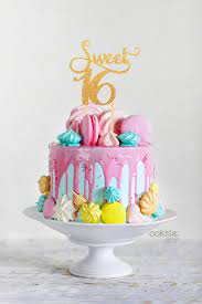 16th Birthday Cake gambar png