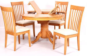 Some staining on surface which can be covered by sanding and varnishing. 4 Chairs Leicester Oval Round Extending Pedestal Dining Table Greenheart Furniture Uk Ireland Home Kitchen Dining Room Sets