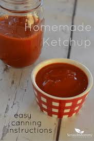 healthy homemade ketchup recipe with