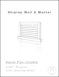 Shiplap Wall And Mantel Woodworking