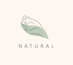 natural cosmetic logo vector images