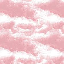 pink clouds fabric wallpaper and home