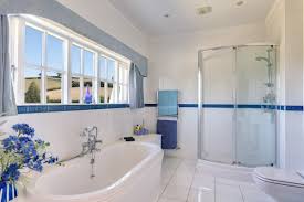 Guest bathroom reveal + links to decor! Royal Blue Bathroom Ideas Houzz